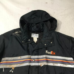 Vintage Express Jacket By Stan Herman Workwear XL visibilty bomber heavy